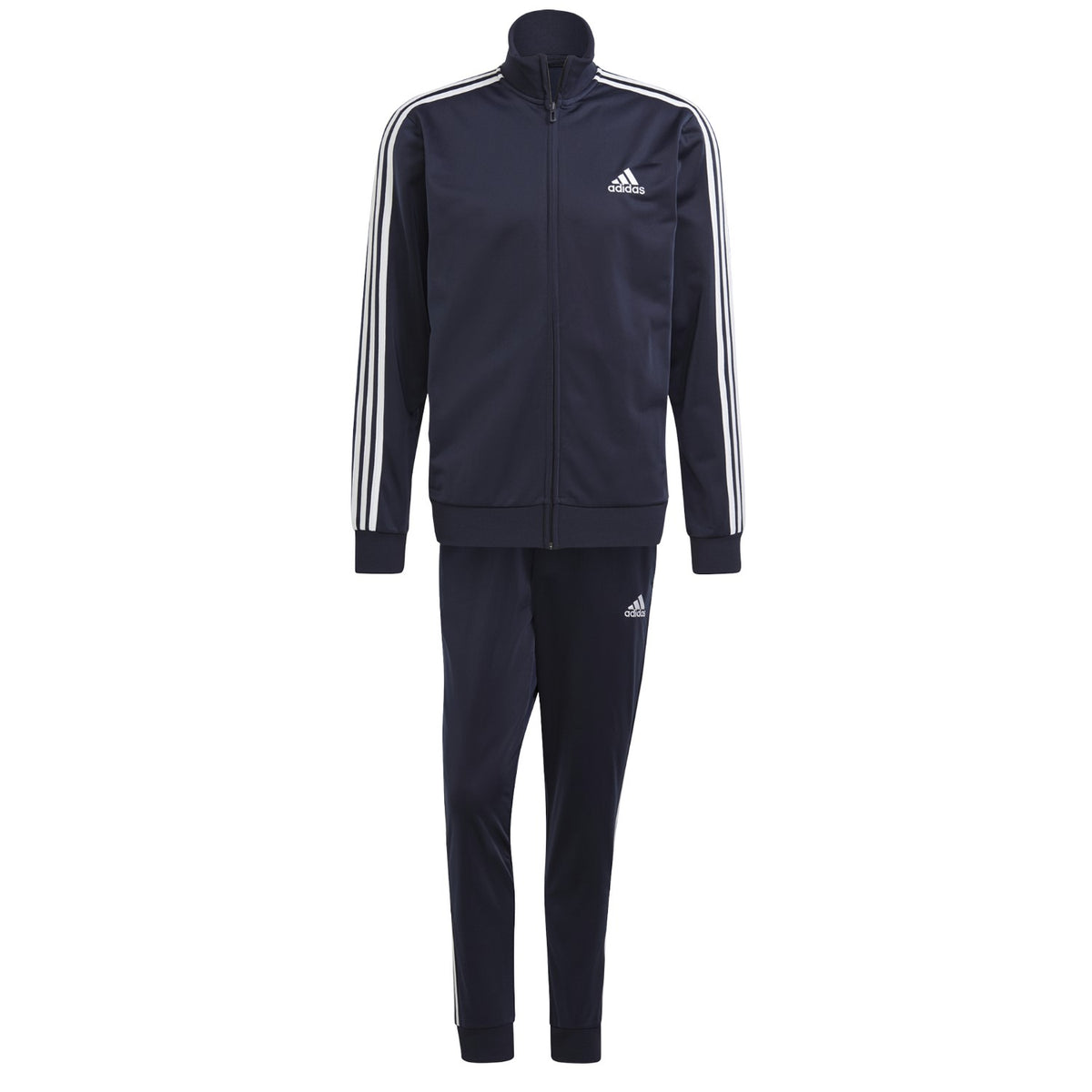 adidas Trainingsanzug Herren schwarz im 3 Streifen Design