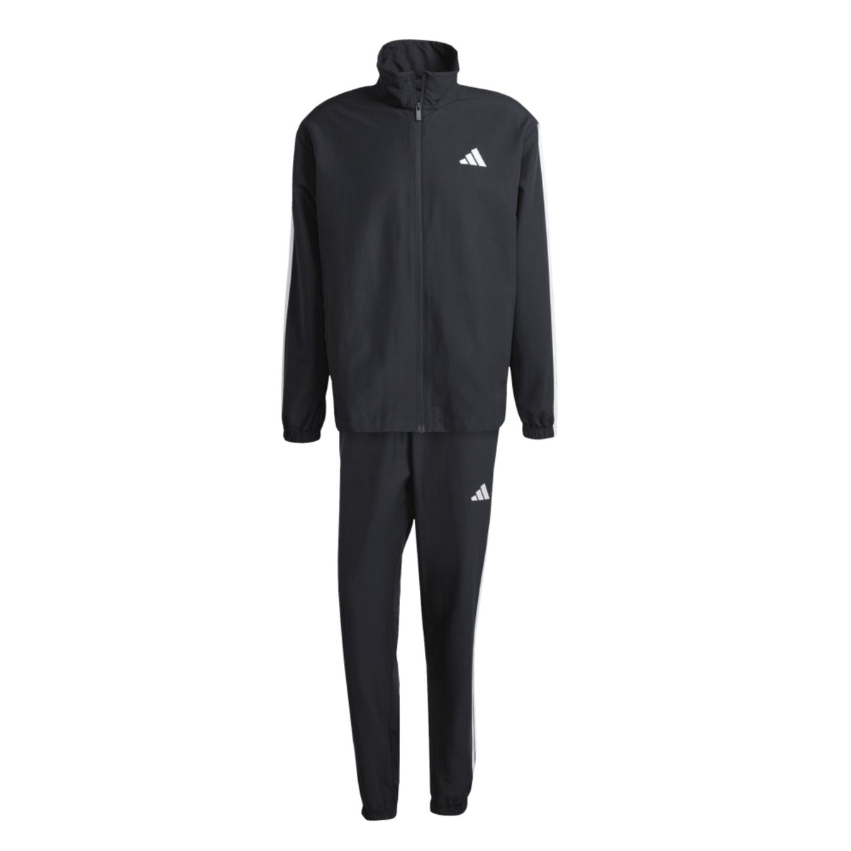 adidas Trainingsanzug Woven Männer 3 Streifen schwarz