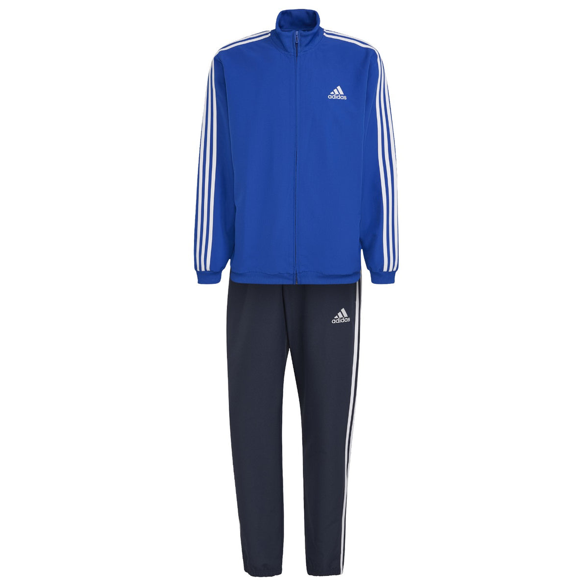 adidas Trainingsanzug Woven Männer 3 Streifen schwarz