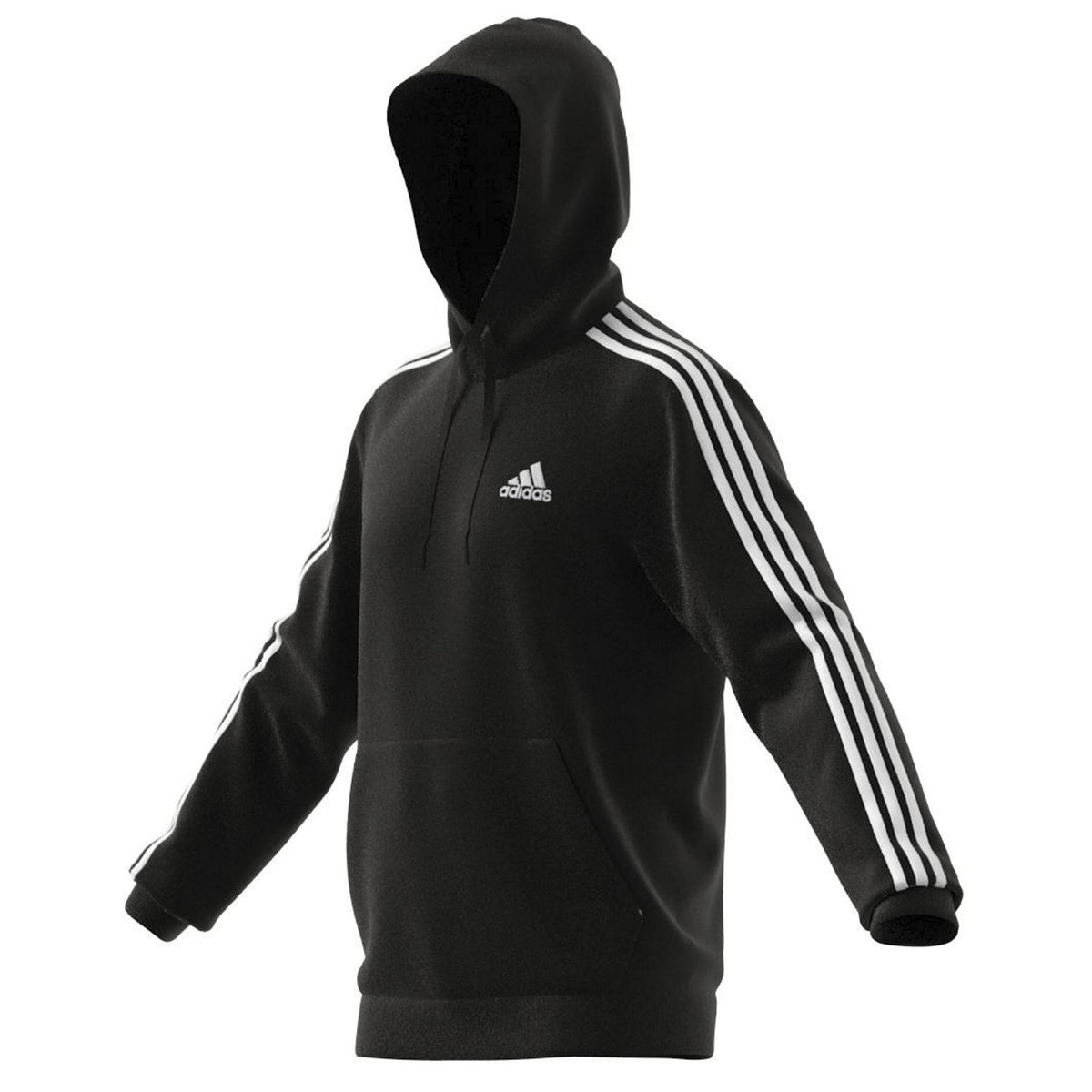 adidas Kapuzenpullover Herren schwarz im 3 Streifen Design