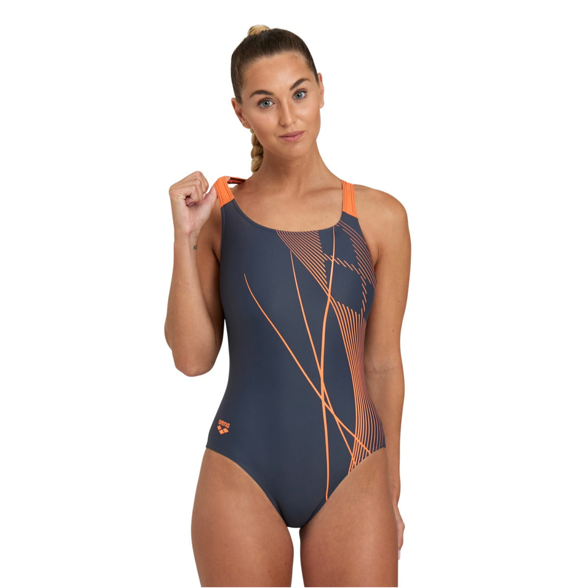 arena Badeanzug Damen Branch Womens Swimmsuit