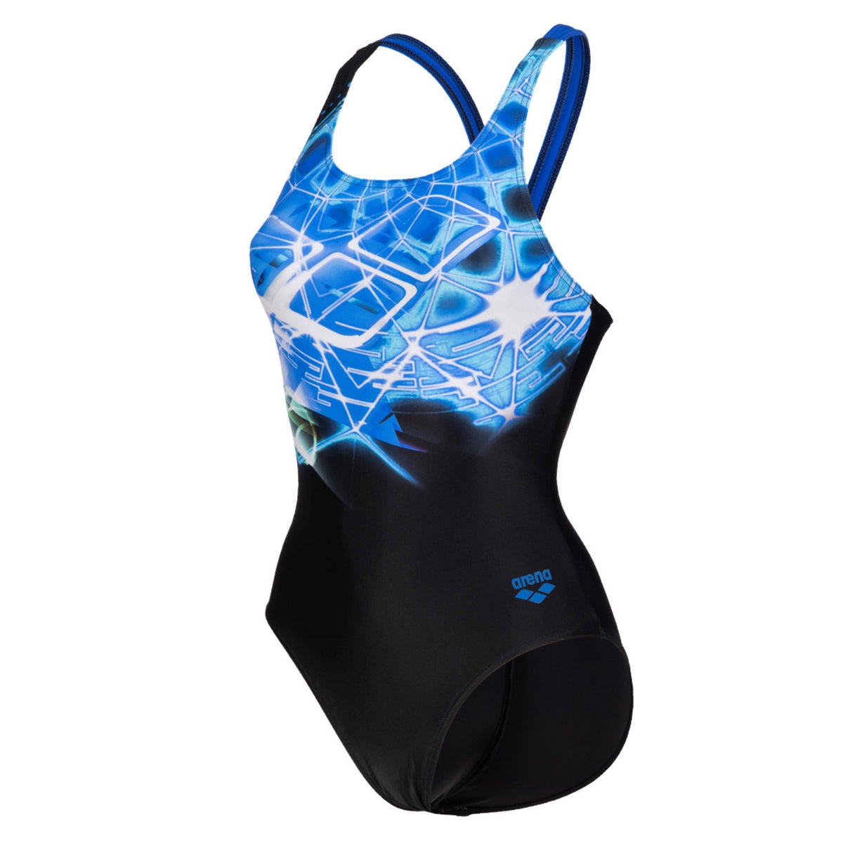arena Badeanzug Damen Flashing Light Print