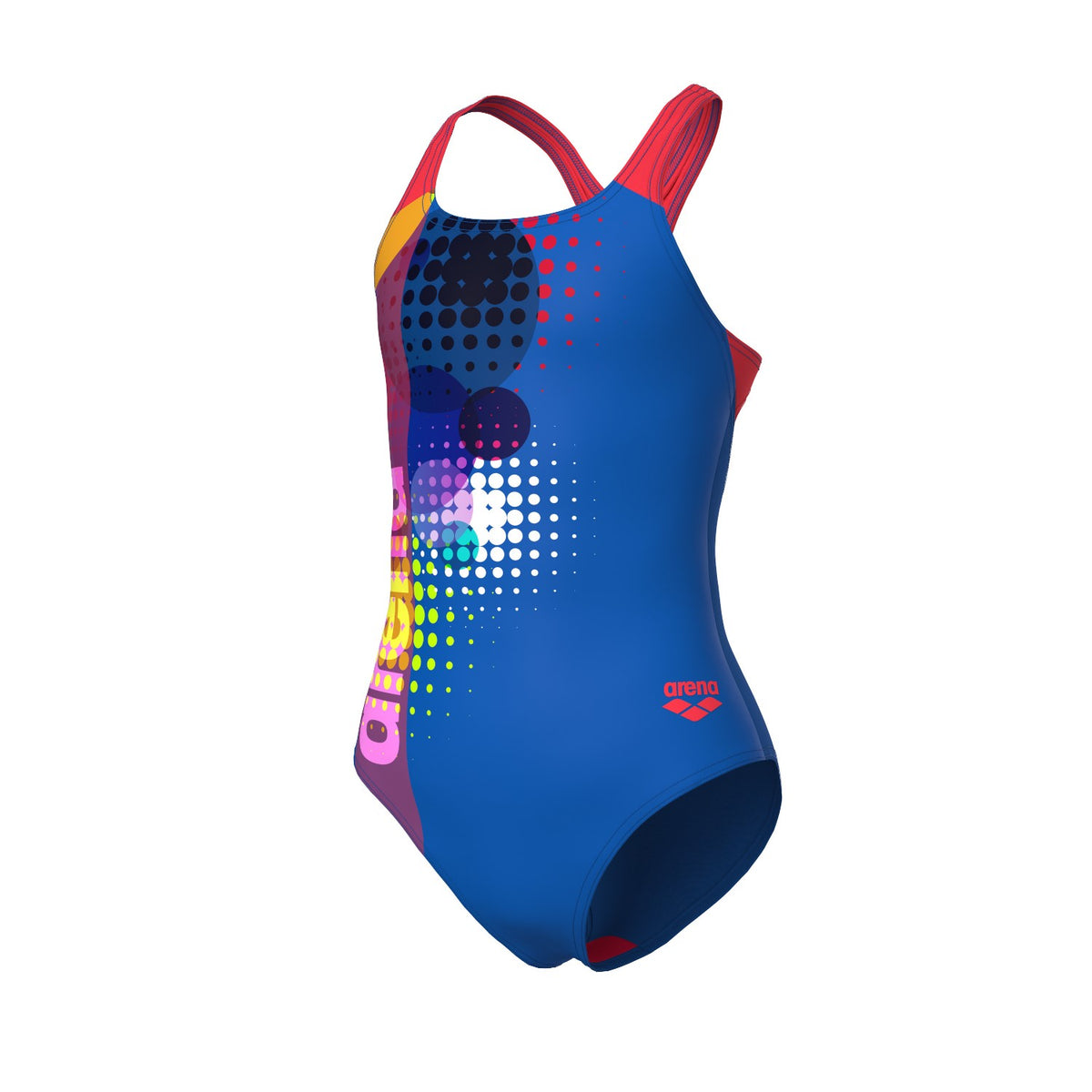 arena Badeanzug Dots Swim Pro Back für Mädchen