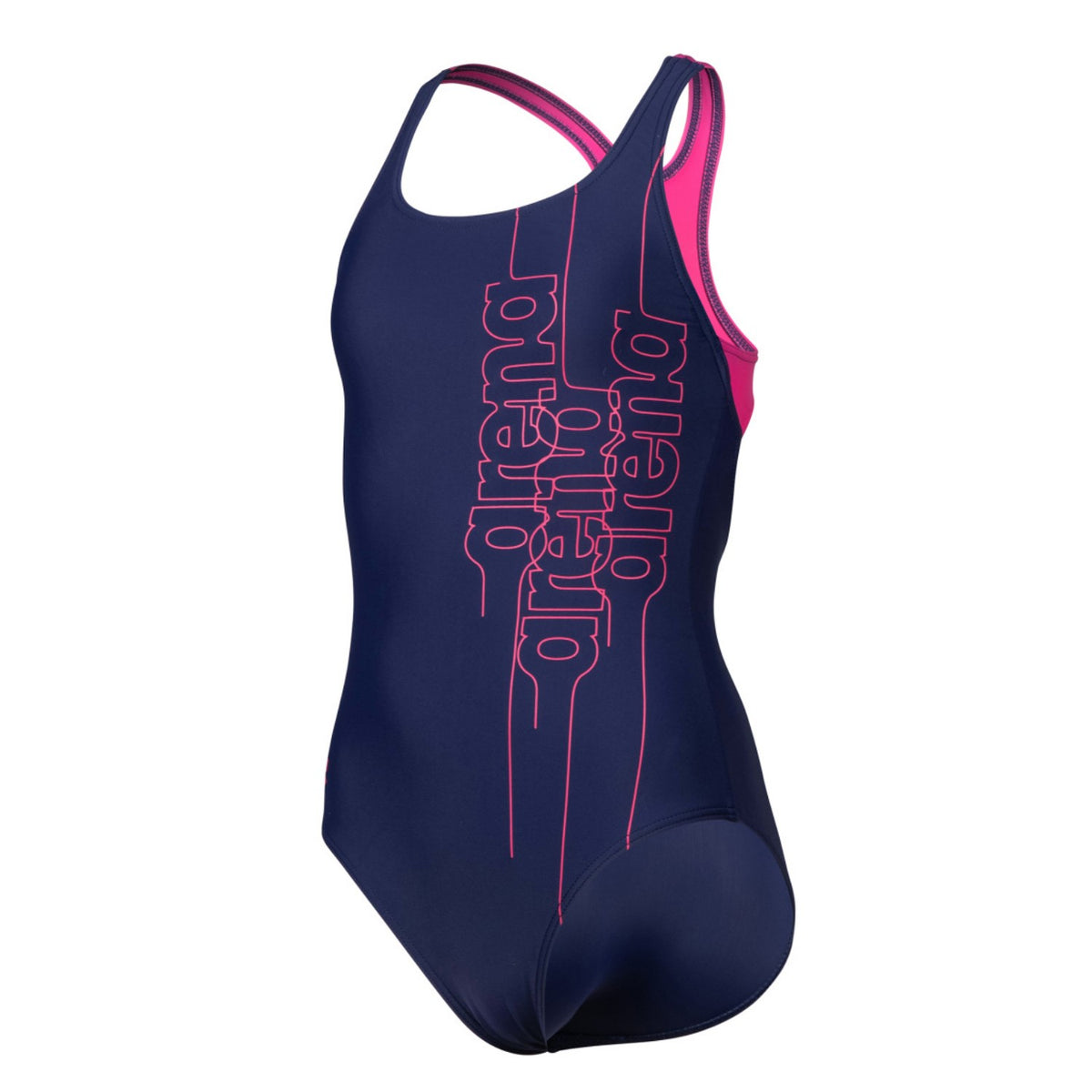 arena Badeanzug Mädchen Swim Pro Back Graphic Print