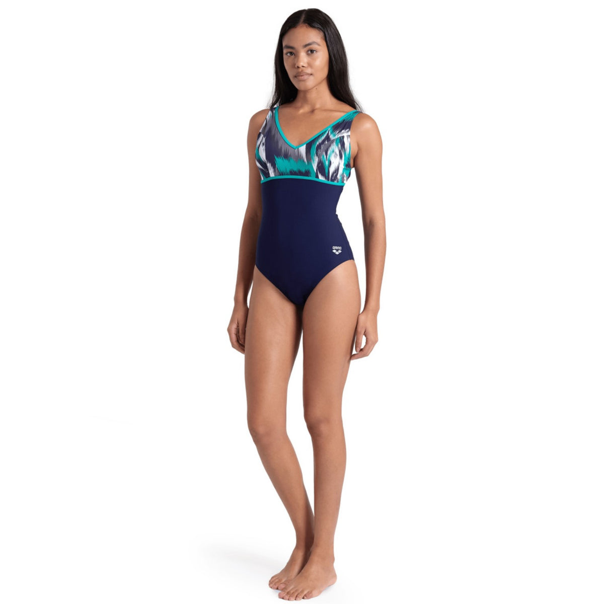arena Badeanzug Damen BodyLift Jennifer Wing Back mit verstellbaren Trägern