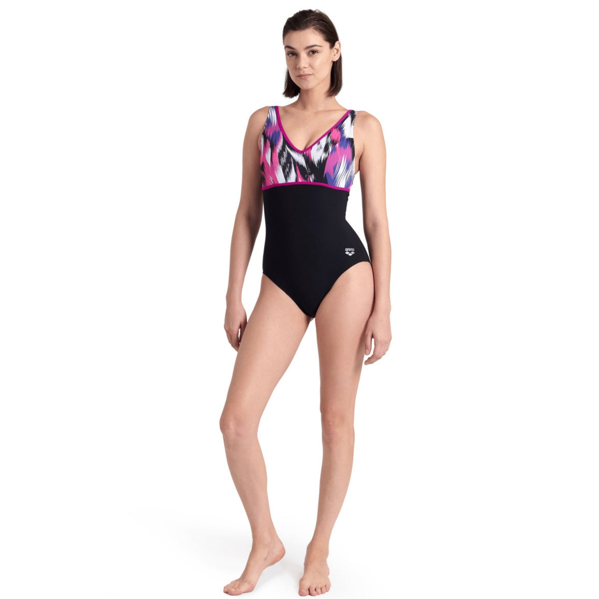 arena Badeanzug Damen BodyLift Jennifer Wing Back mit verstellbaren Trägern
