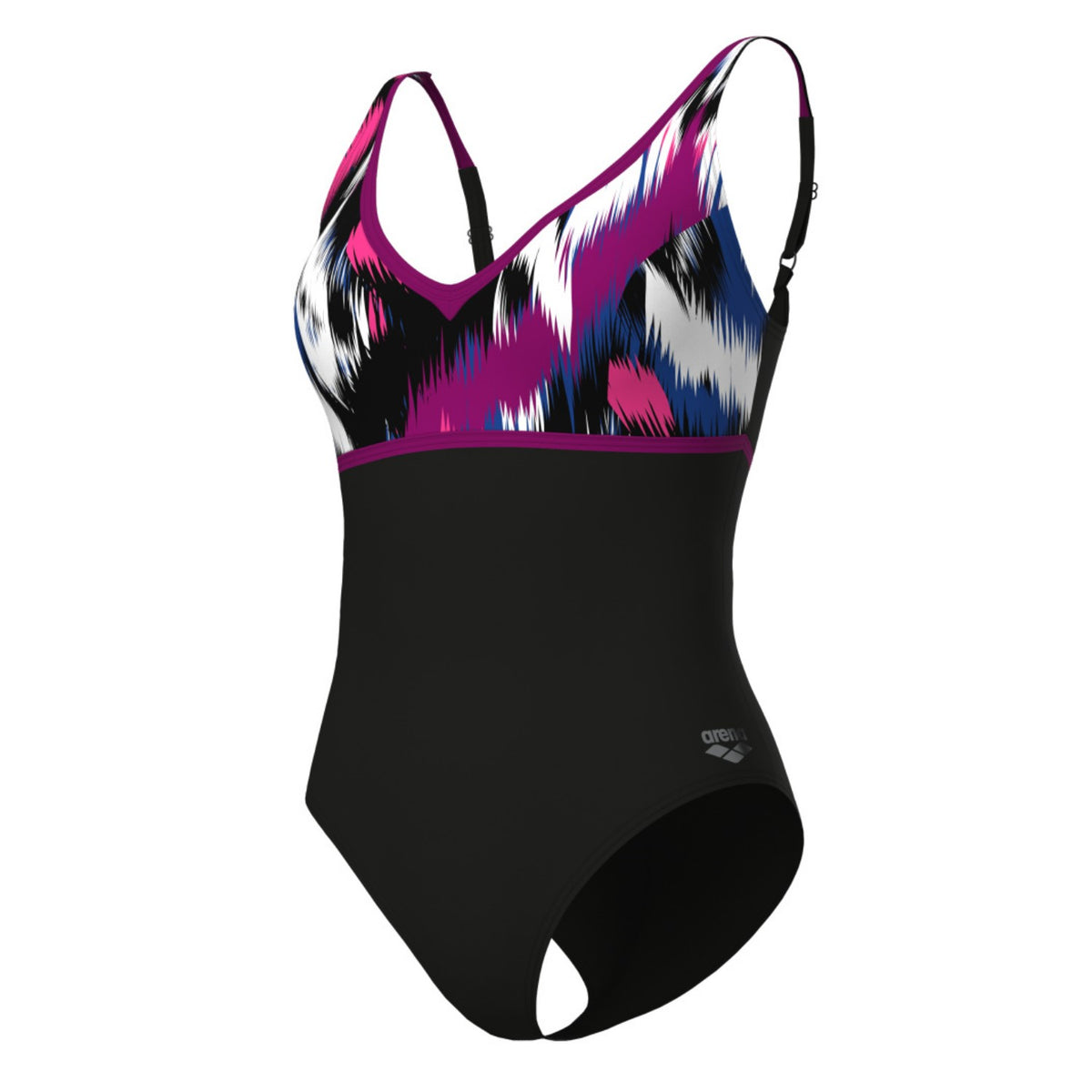 arena Badeanzug Damen BodyLift Jennifer Wing Back mit verstellbaren Trägern
