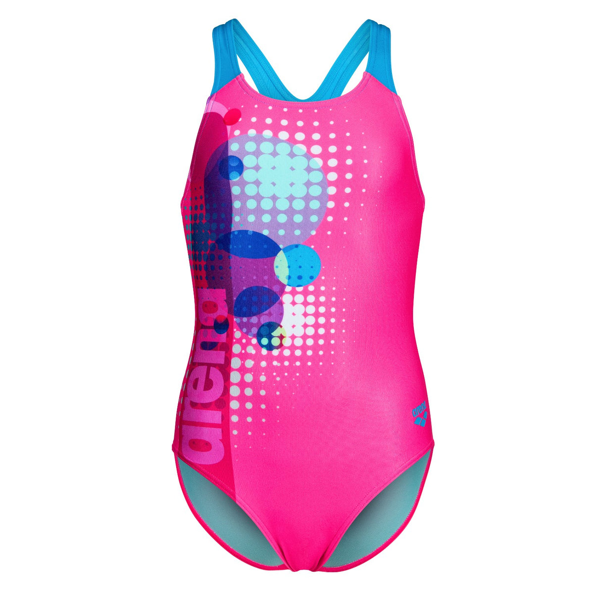arena Badeanzug Dots Swim Pro Back für Mädchen