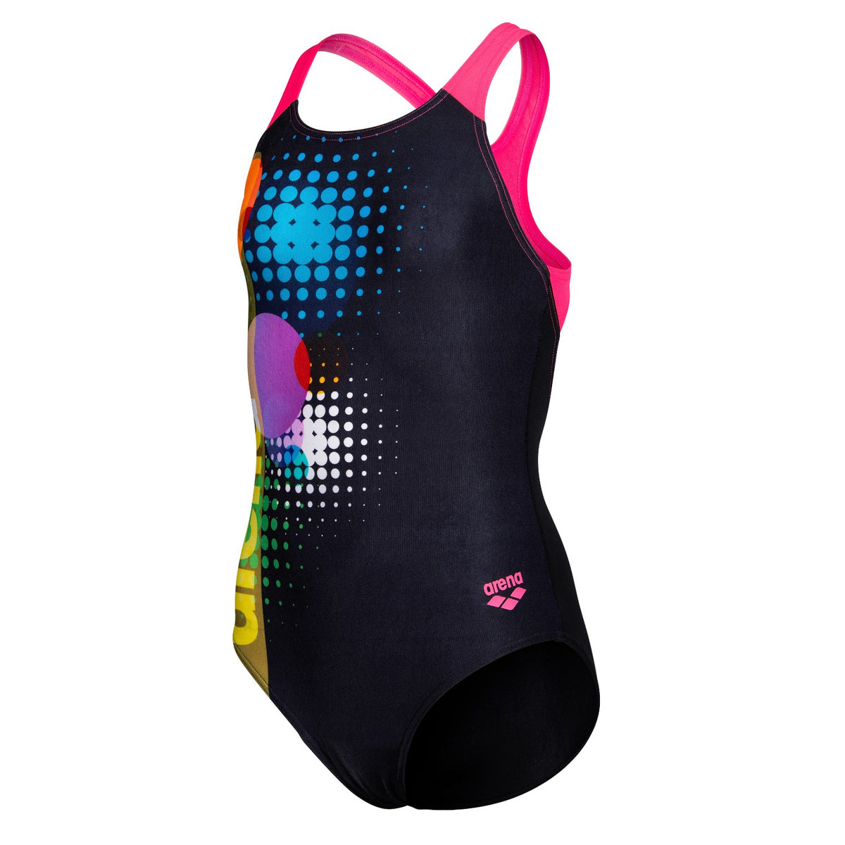arena Badeanzug Dots Swim Pro Back für Mädchen