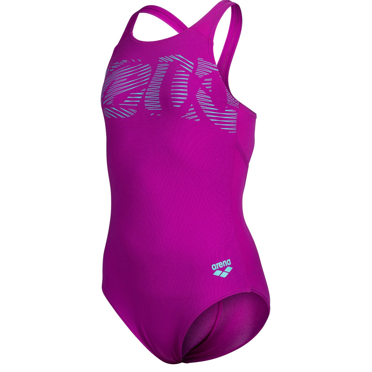 arena Badeanzug Mädchen Graphic Swim V Back