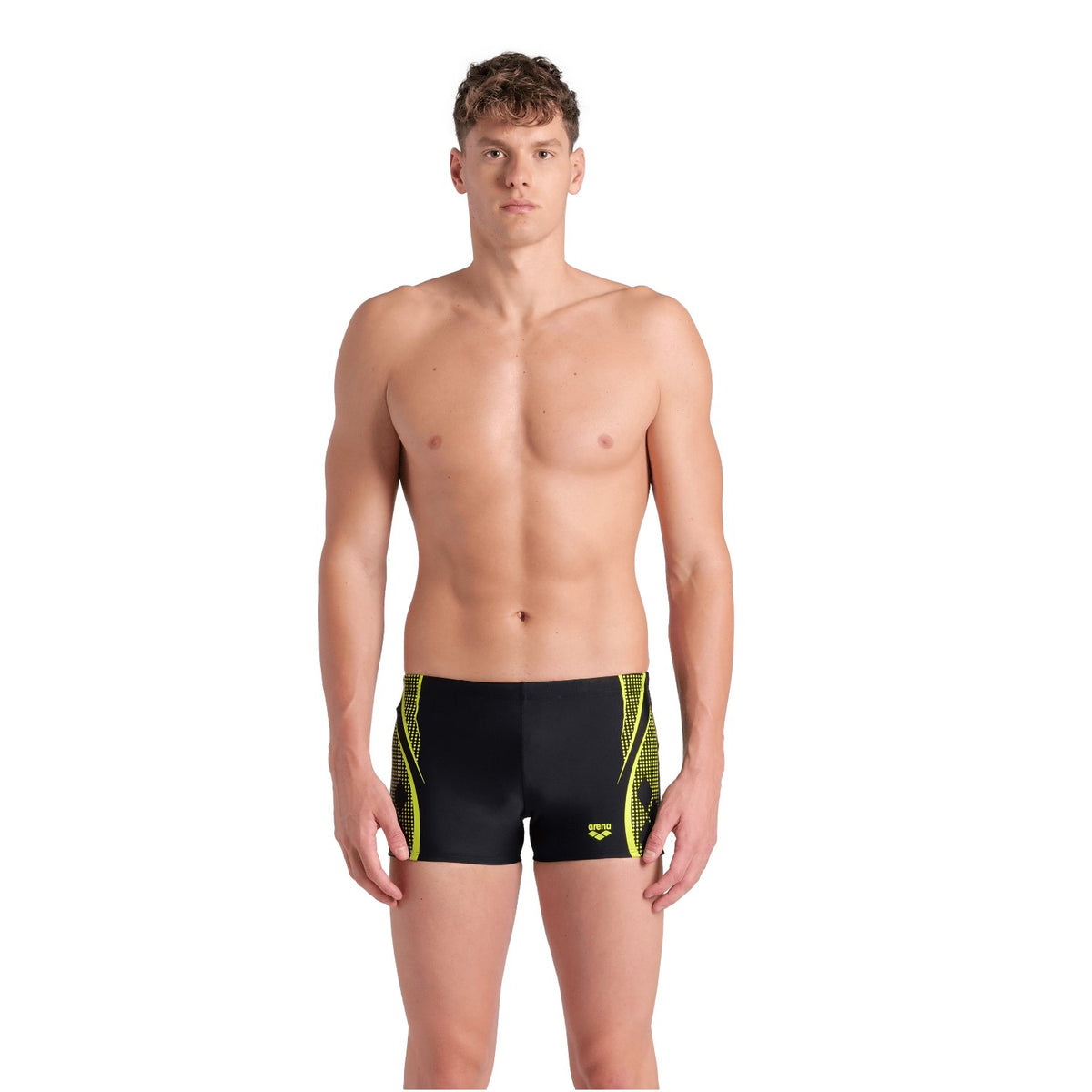 arena Graphic Shorts Badehose für Herren chlorbeständig