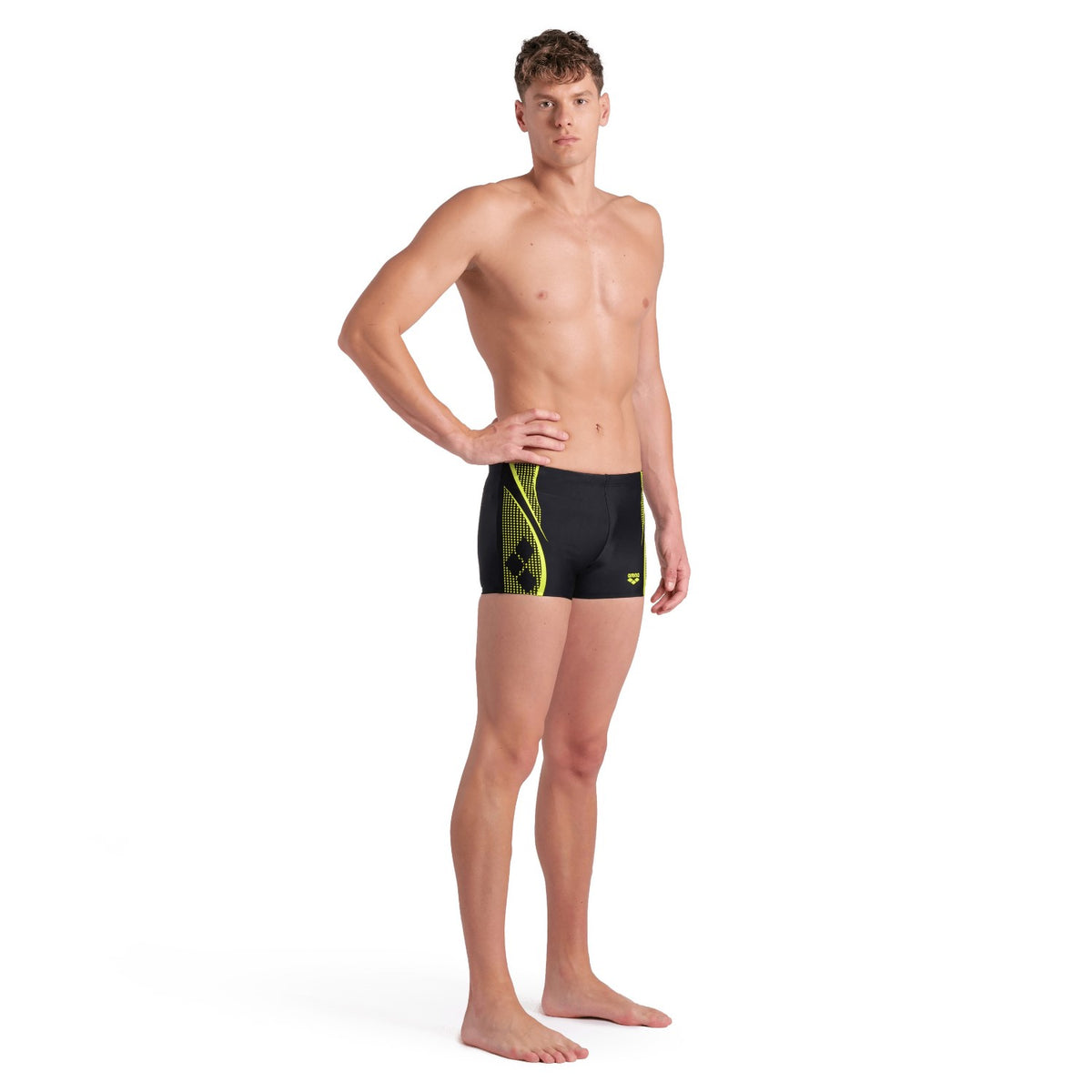 arena Graphic Shorts Badehose für Herren chlorbeständig