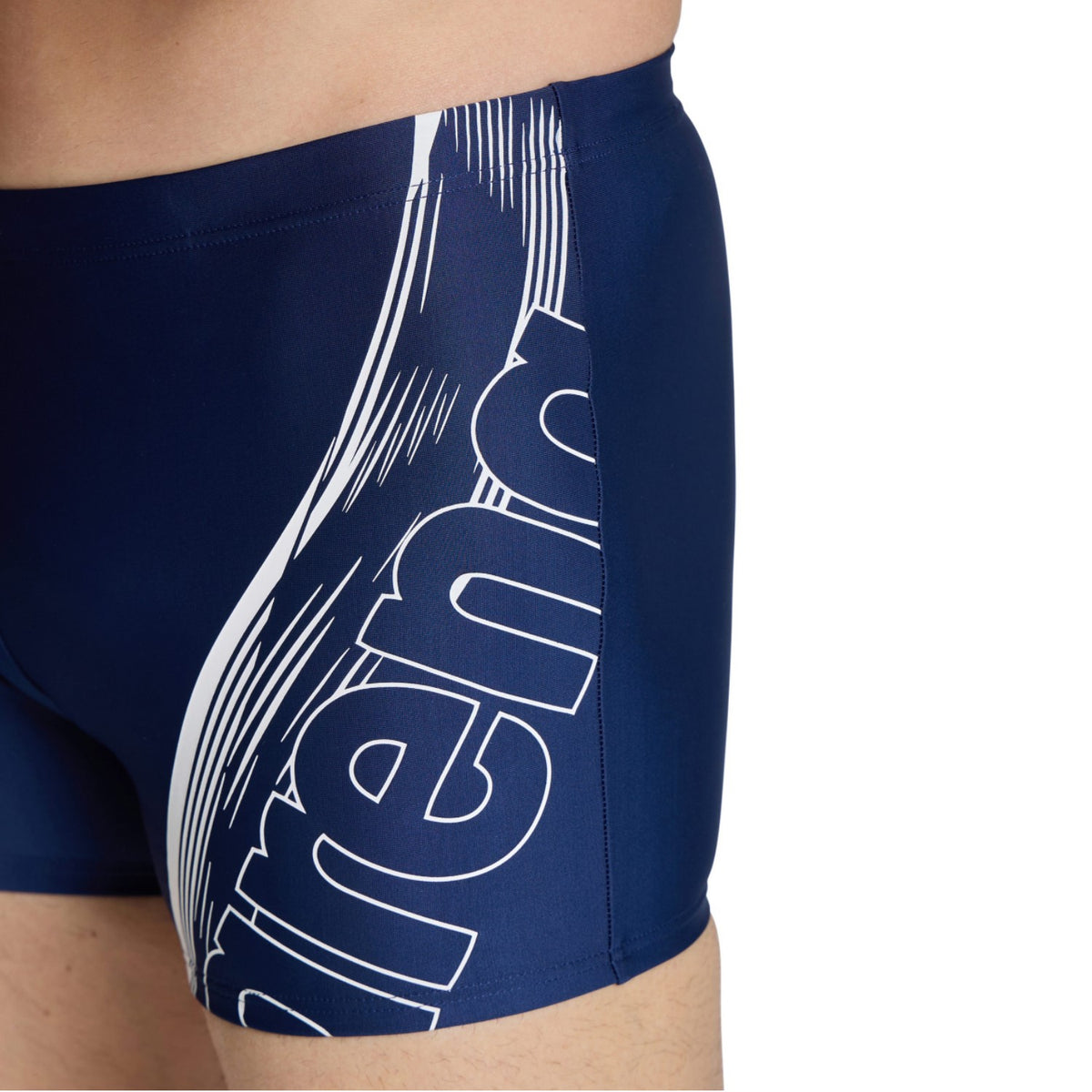 arena Badehose Herren Graphic Swim Short aus MaxFit Material