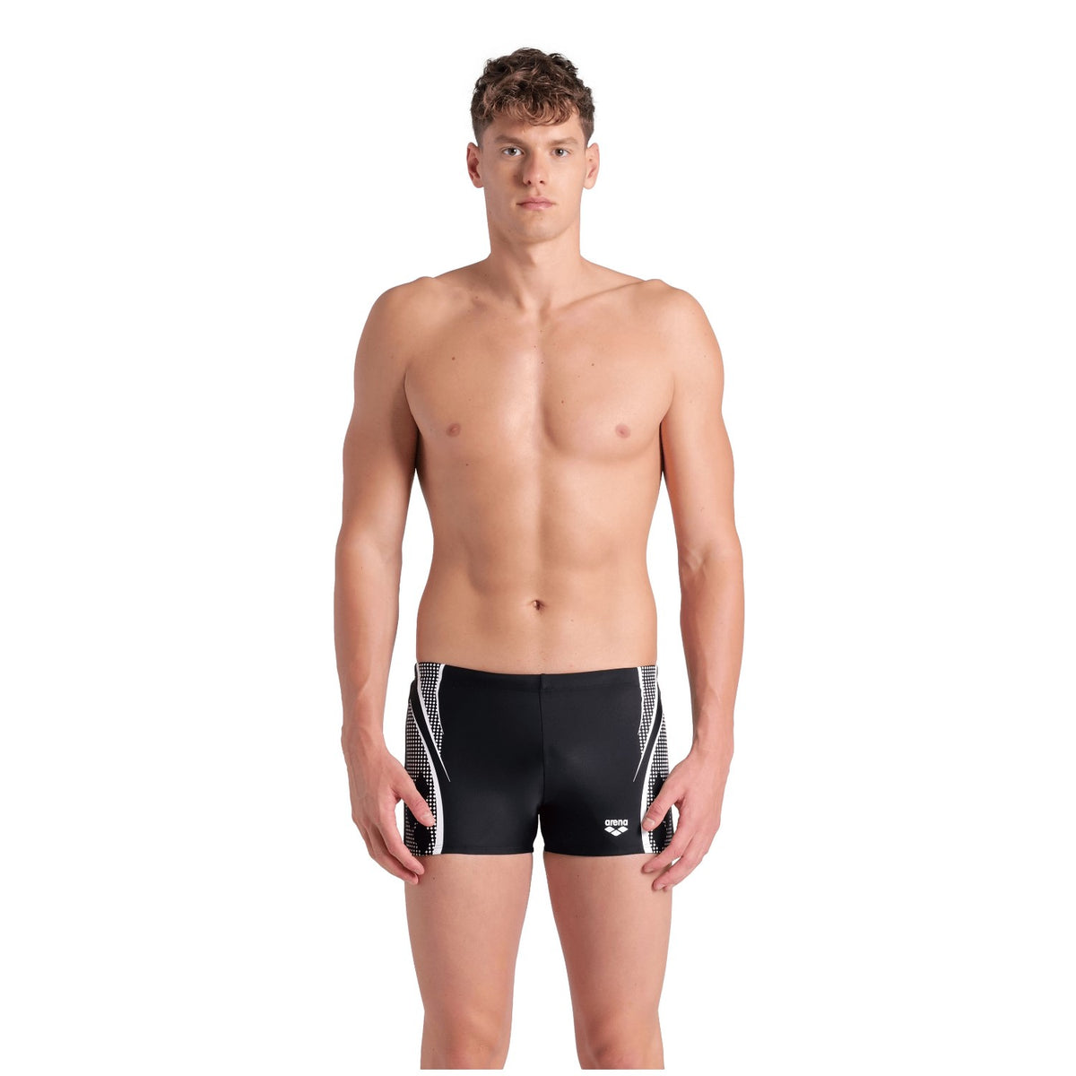 arena Graphic Shorts Badehose für Herren chlorbeständig