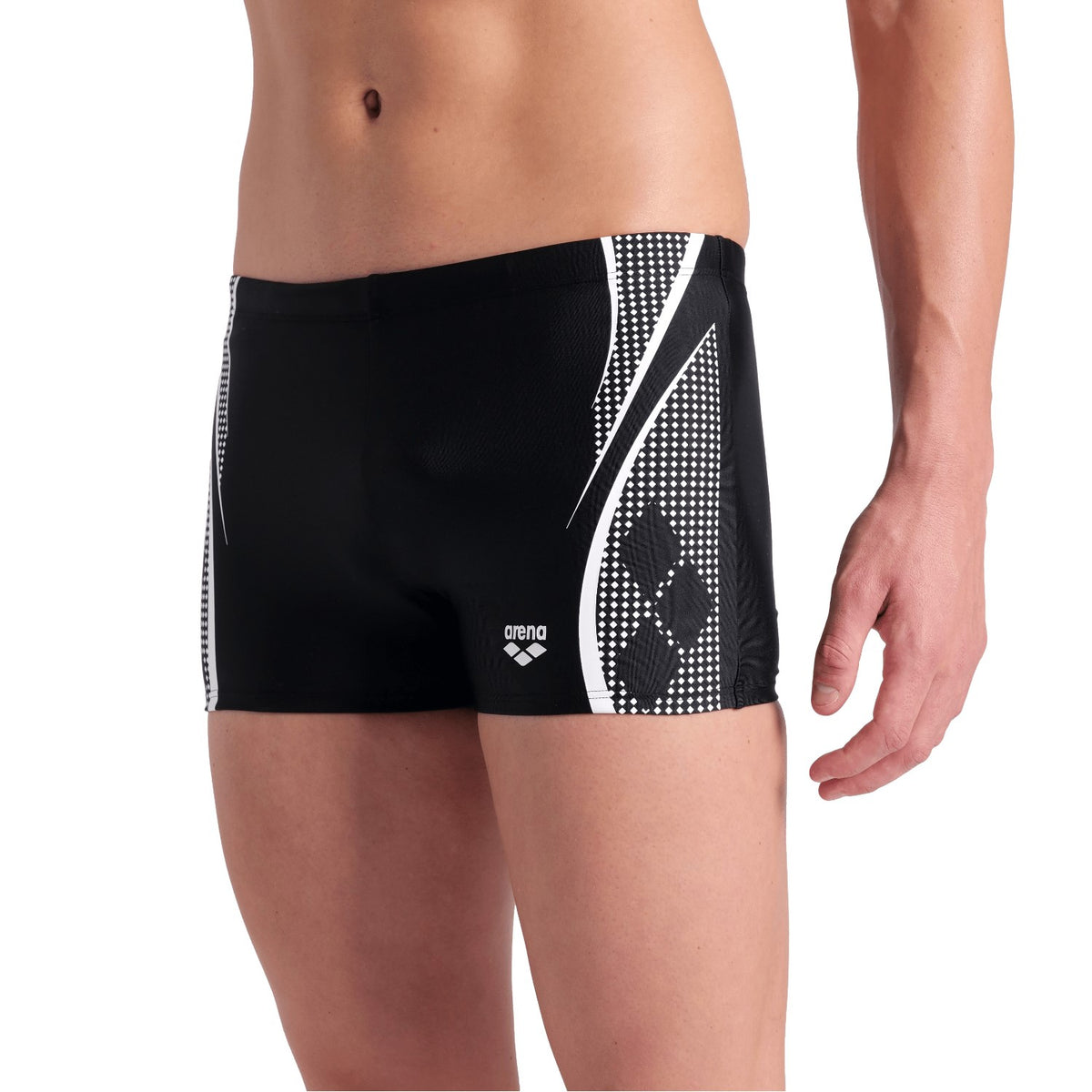 arena Graphic Shorts Badehose für Herren chlorbeständig