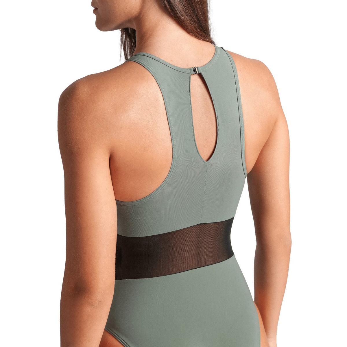 arena Badeanzug Mesh Panels Swimsuit Vent Back für Damen