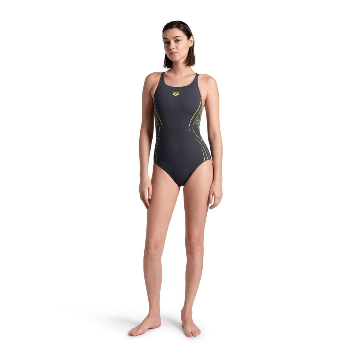 arena Reflecting Badeanzug Damen Swim Pro Back