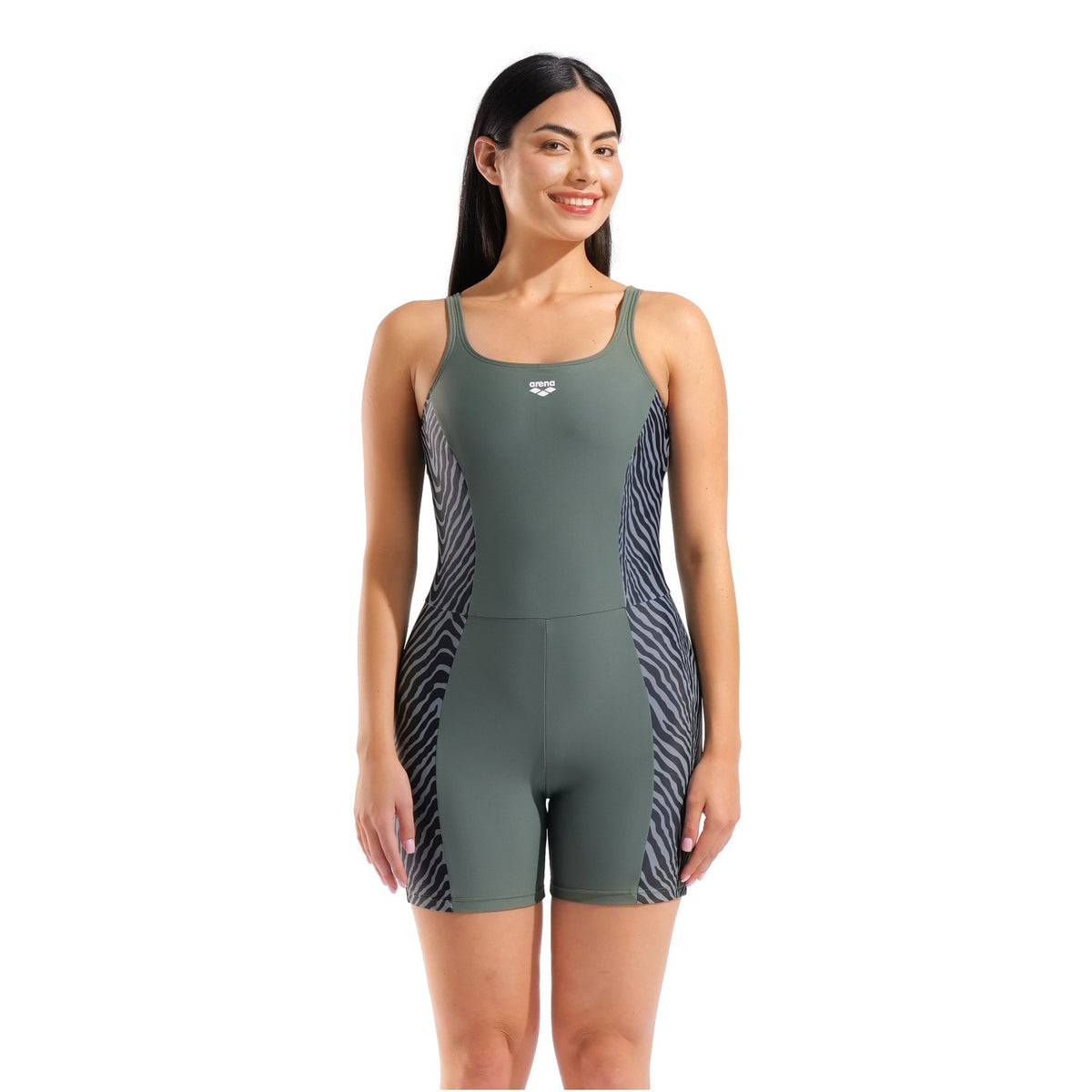Arena Badeanzug Damen mit langen Bein (Slimkini)