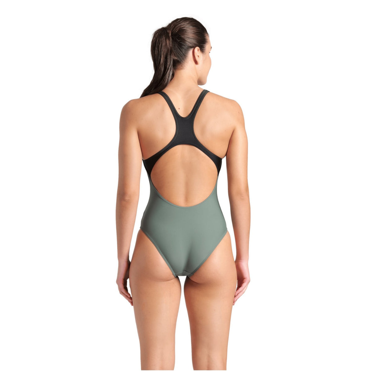 arena Stripe Badeanzug Pro Back für Damen