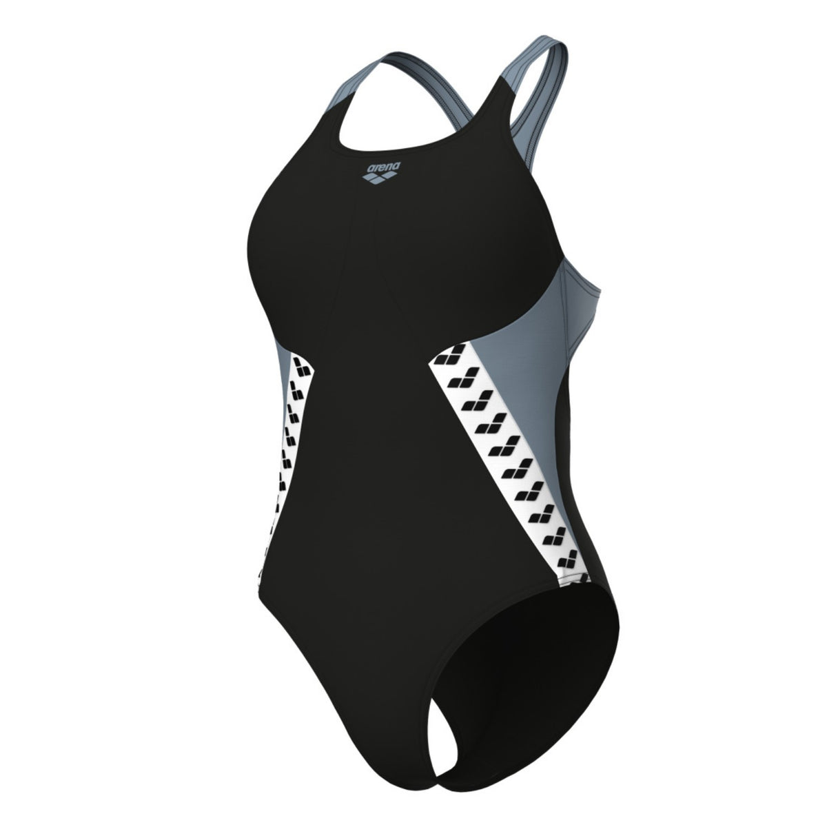 arena Stripe Badeanzug Pro Back für Damen