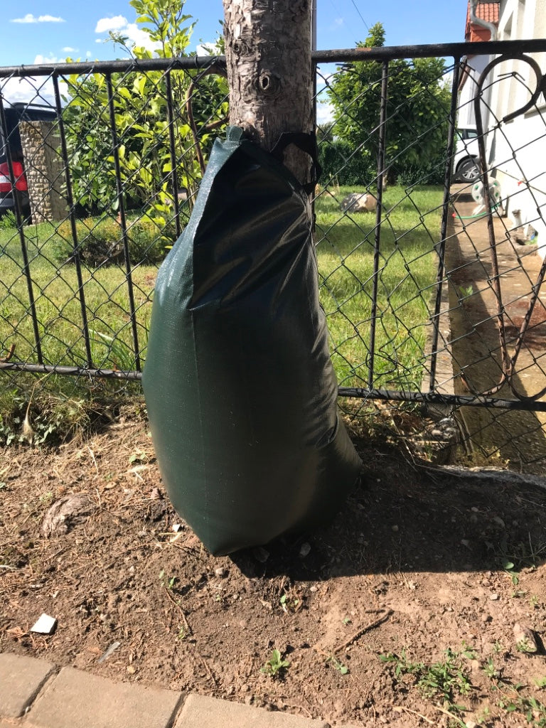 Baumbewässerungsbeutel / Baumbewässerungssack grün ca. 75 Liter