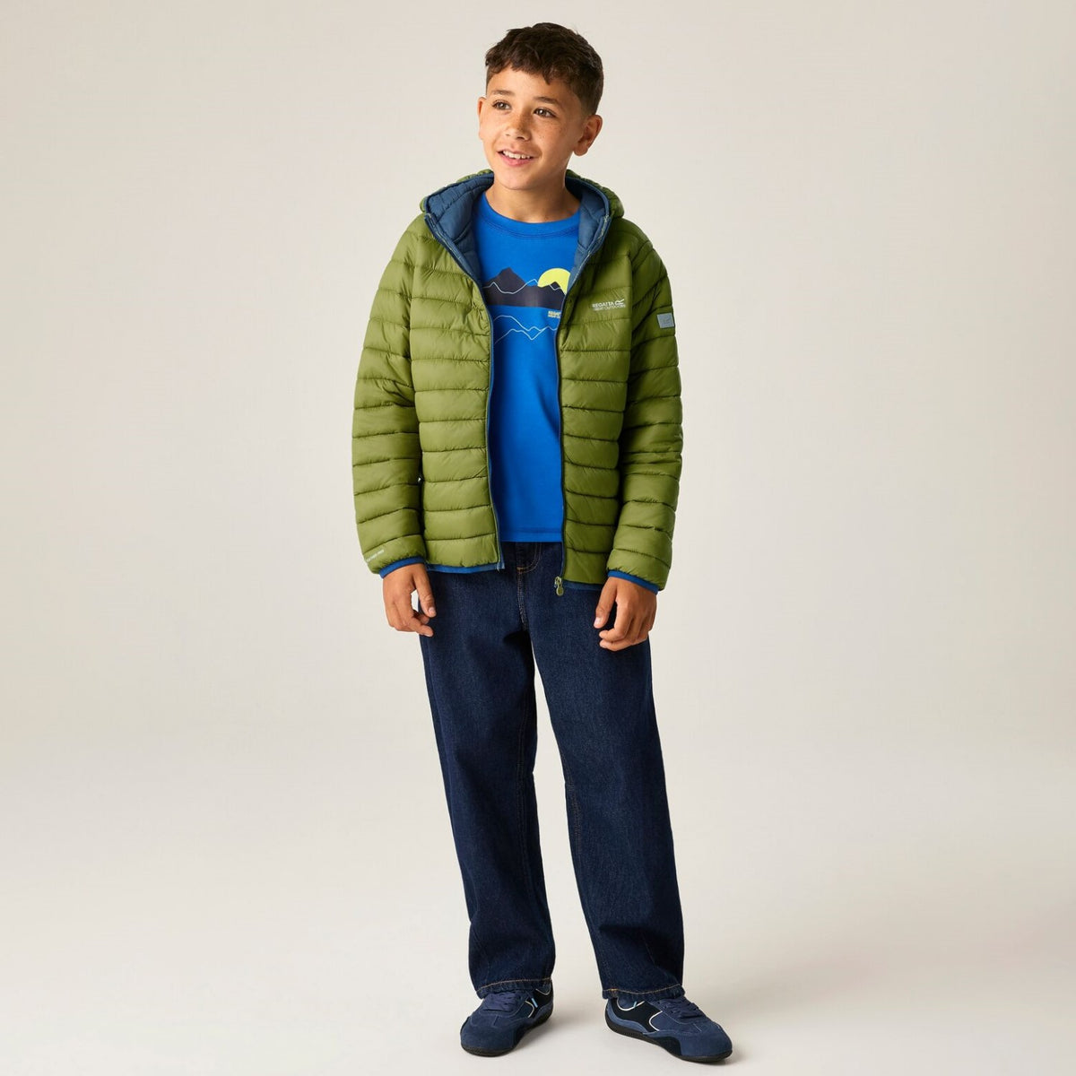 Regatta Marizion Baffle-Jacke mit Kapuze für Kinder
