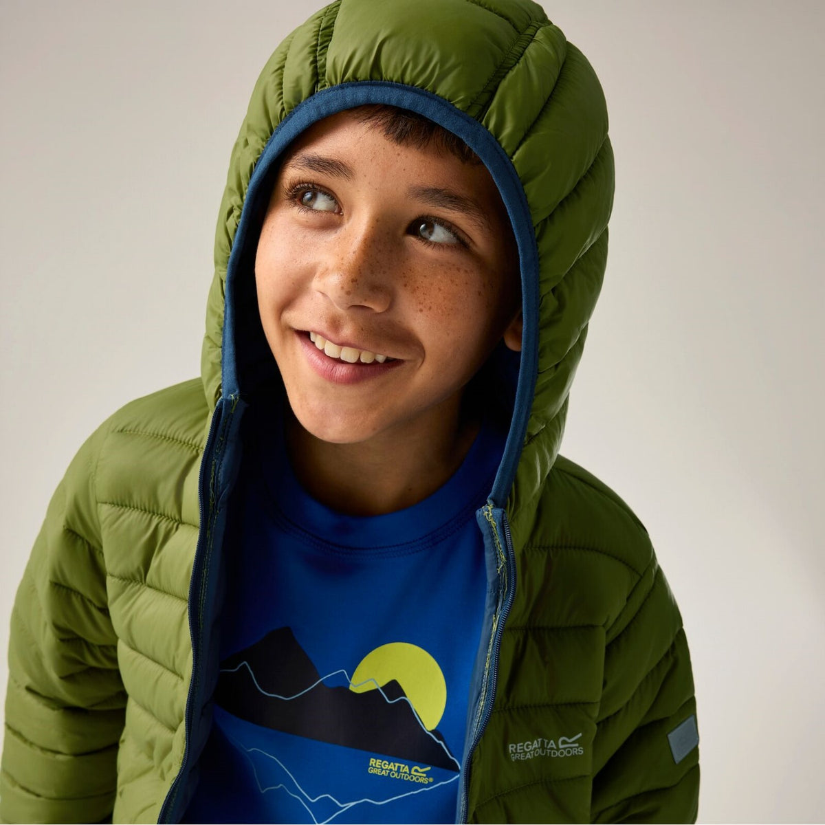 Regatta Marizion Baffle-Jacke mit Kapuze für Kinder