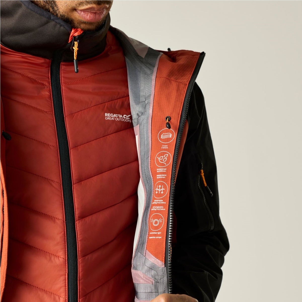 Regatta Sacramento 3 in 1 Jacke Funktionsjacke