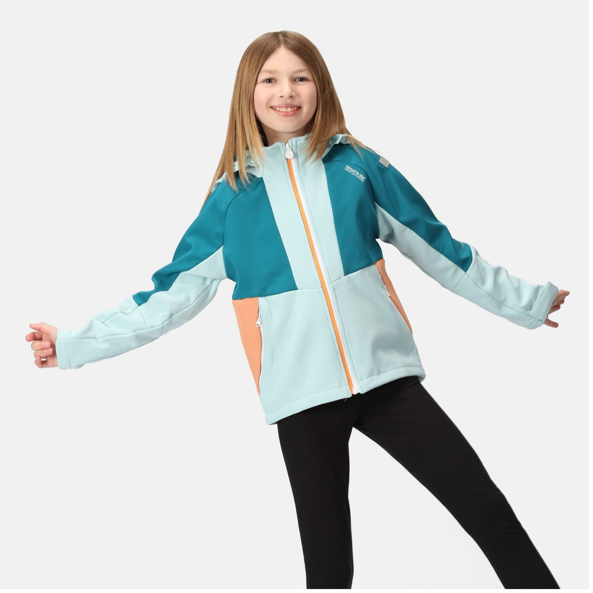 Regatta Softshelljacke Kinder mit Kapuze Haydenbury