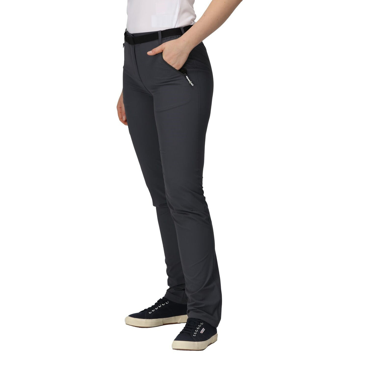Regatta Xert Stretch Damen Outdoorhose mit Gürtel in Kurzgröße