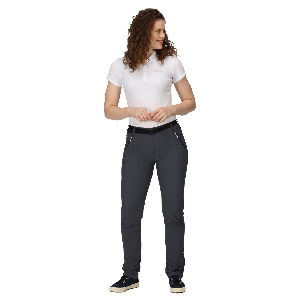 Regatta Xert Stretch Damen Outdoorhose mit Gürtel in Kurzgröße